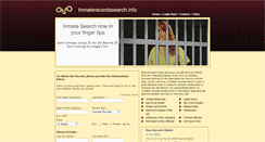 Desktop Screenshot of inmaterecordssearch.info
