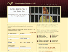 Tablet Screenshot of inmaterecordssearch.info